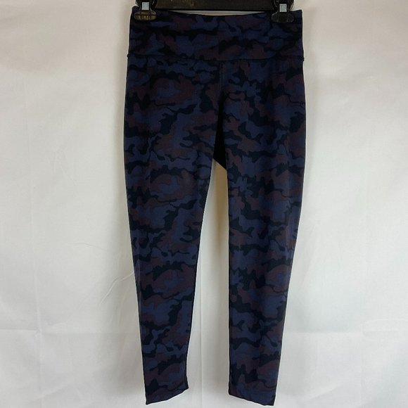 Splits59 Blue and Black Camouflage Leggings - Picture 1 of 10